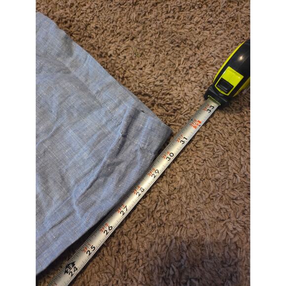 athleta cabo linen wide leg pant blue lightweight 100% linen relaxed 8 - Picture 8 of 8